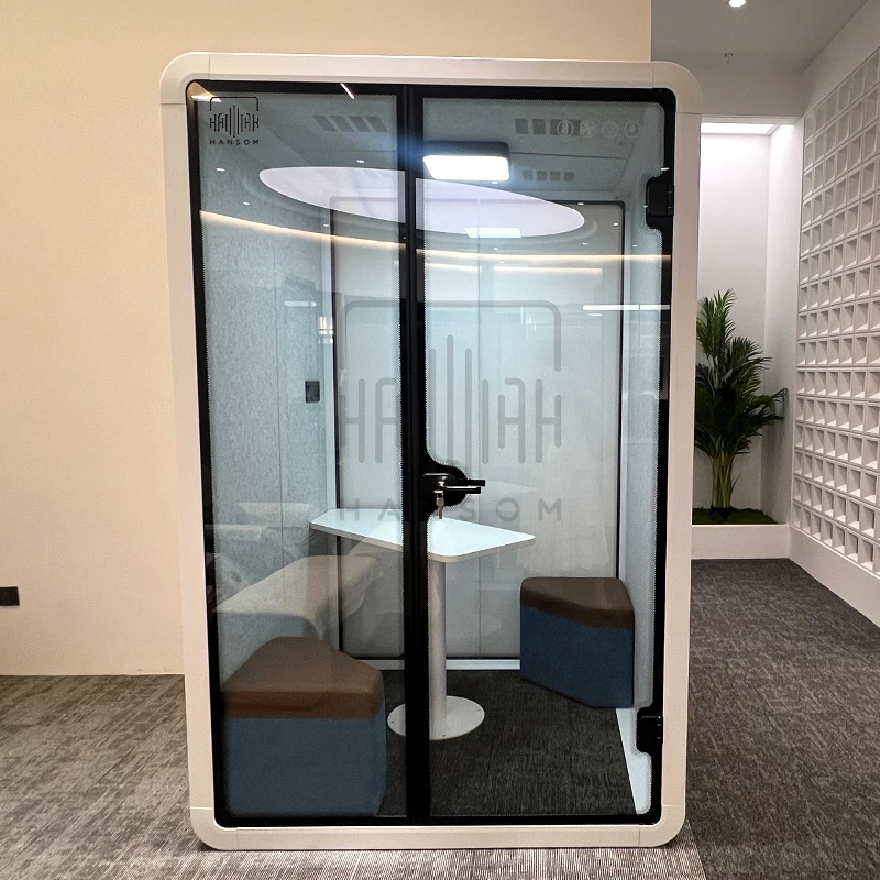Removable Aluminum Home Pod Environmental Student Learning Booth Meeting Room Soundproofing Conference Booth Telephone Cabin