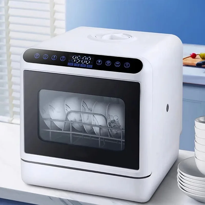 installation-free desktop dishwasher 110V/220V water tank British, European and American plug foreign trade distribution