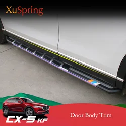 Car Door Body Side Protective Trim Cover Strips Garnish Stickers Accessories For Mazda CX-5 CX5 2017 2018 2019 2020 2021 KF