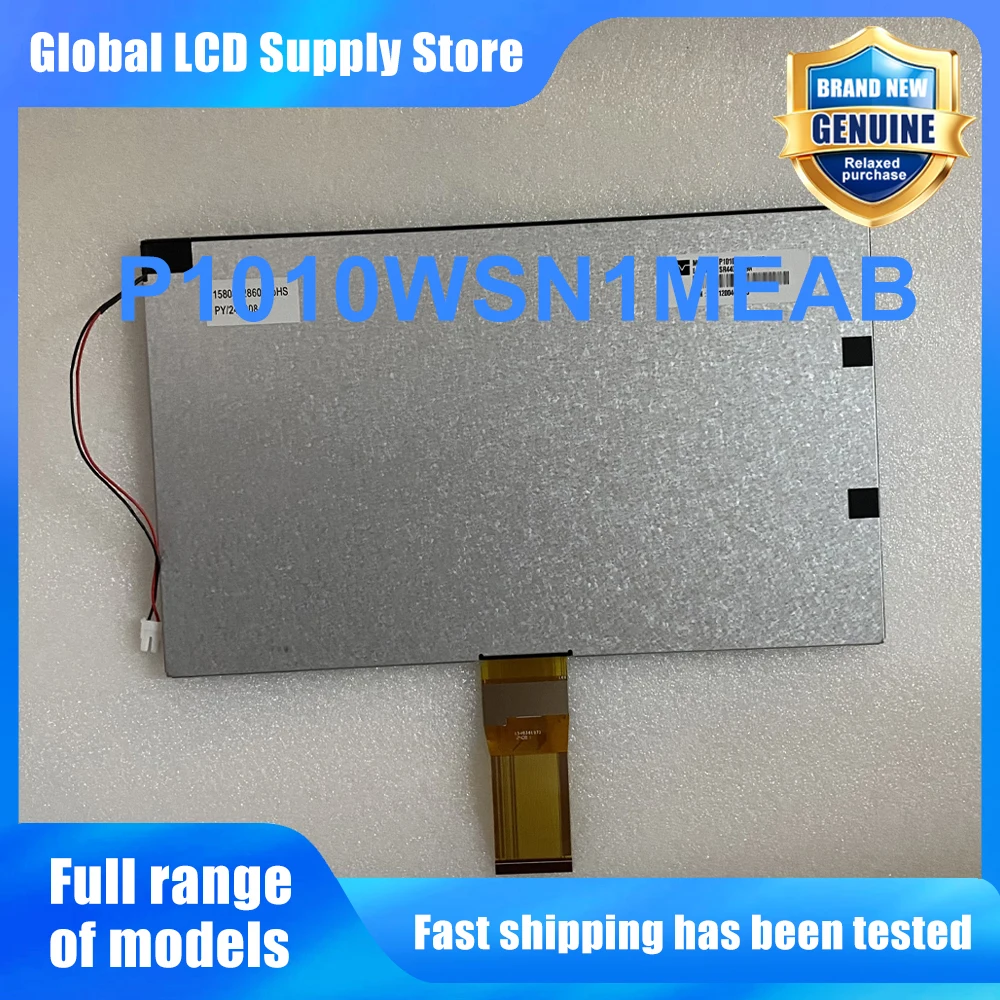P1010WSN1MEAB 10.1 Inch 1024*600 LCD Screen Display Panel Replacement for Tablet PC Industrial HMI Car Display