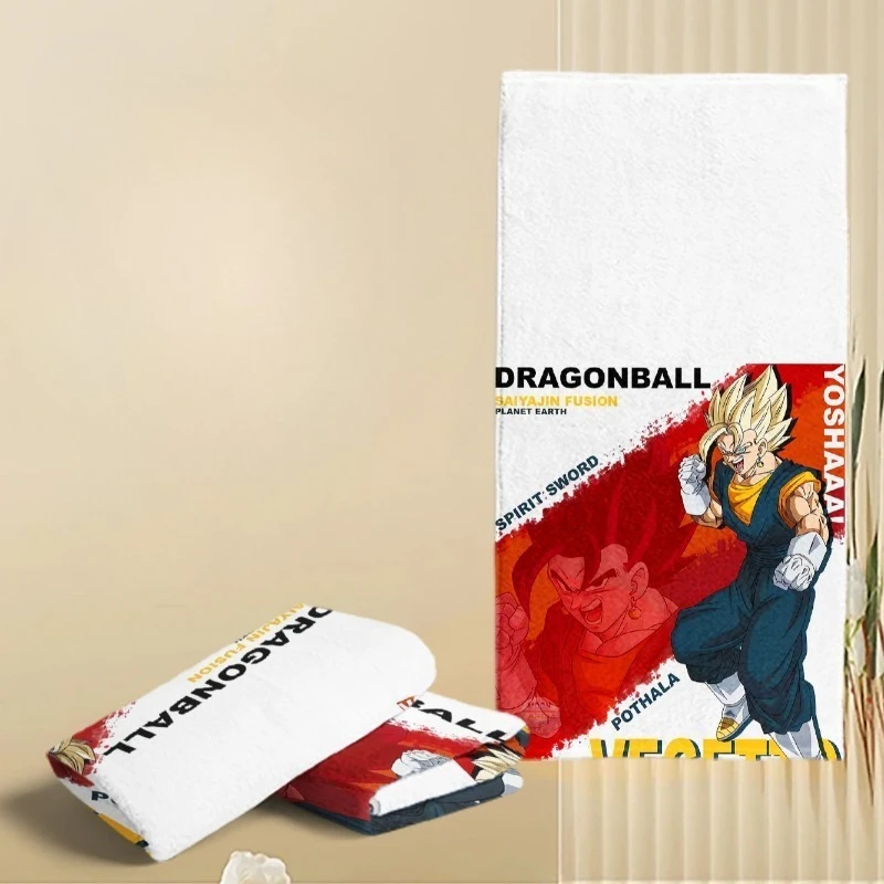 Neues Dragon Ball Kame Sennin Vegeta Son Gohan Niedliches Cartoon-Handtuch für Outdoor-Sportarten, wasserabsorbierendes, schnell trocknendes Schweißwischhandtuch – Detail 5