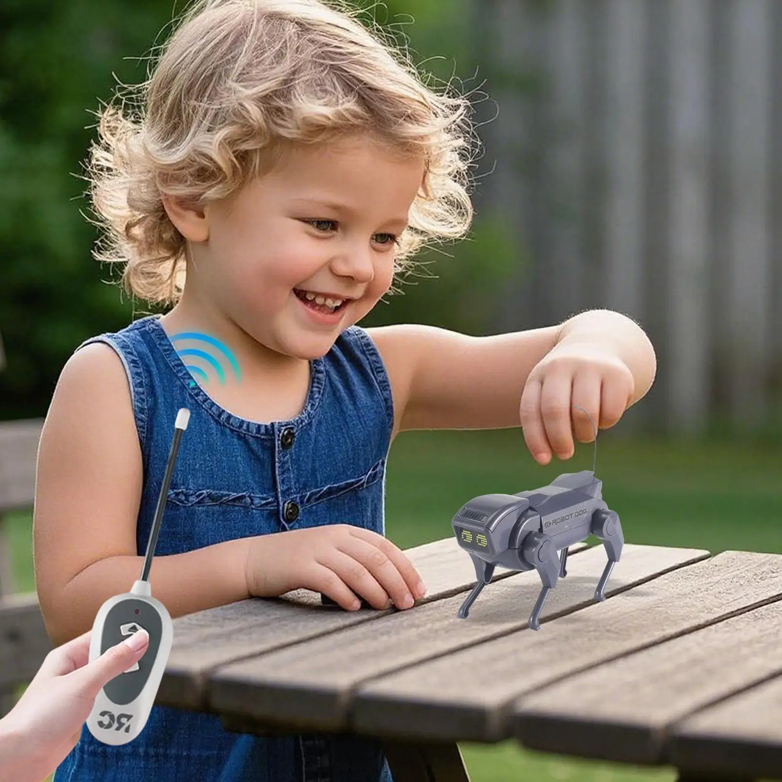 لعبة كلب روبوت للتحكم عن بعد، كلب روبوت ذكي يمكن رش الماء والرقص والمشي، كلب صغير يمكنك صنعه بنفسك، تصميم مستقبلي #5