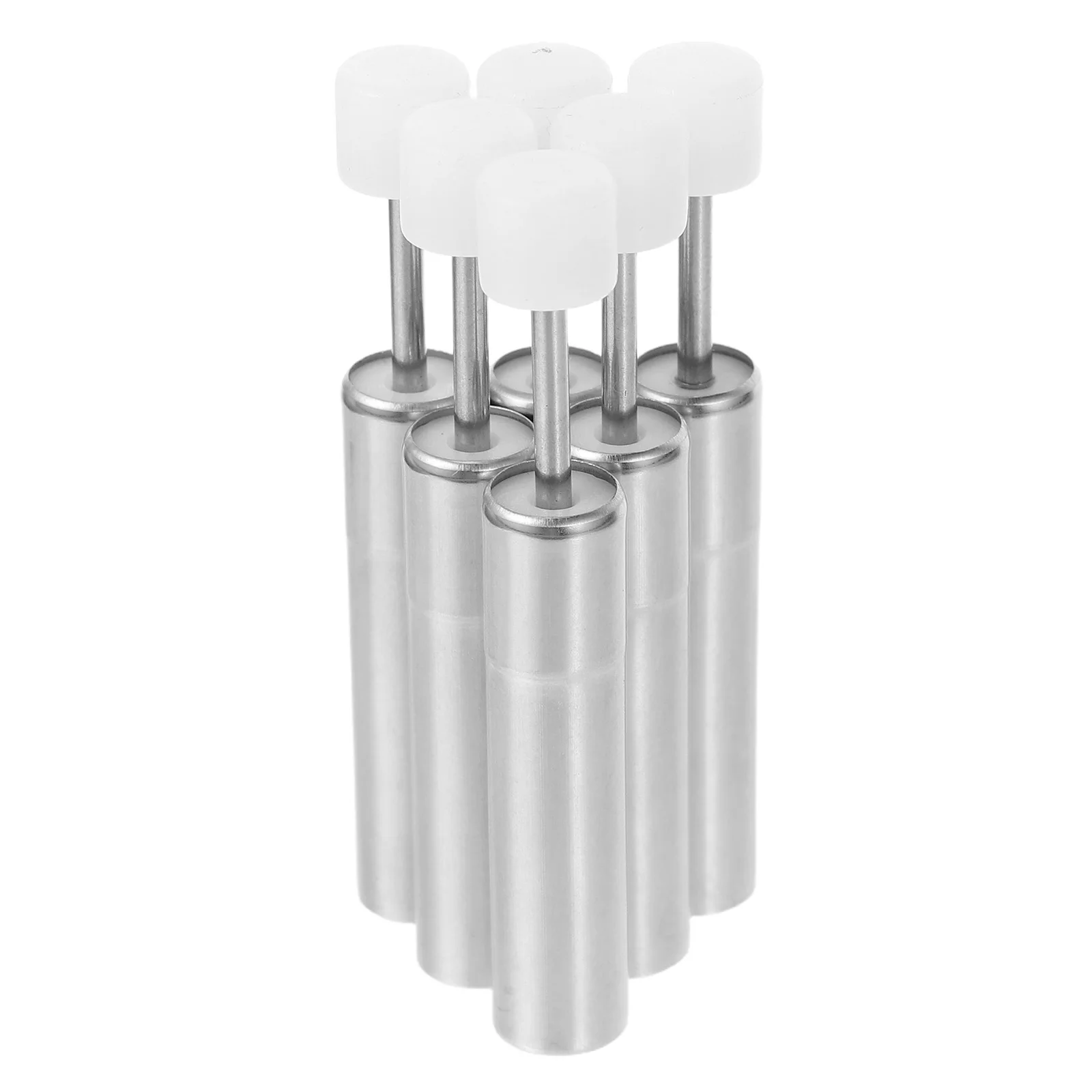 

6pcs Stainless Steel Trash Can Damper Replacement Parts Soft Close Mechanism Smooth Closing for Waste Bin Wastebasket