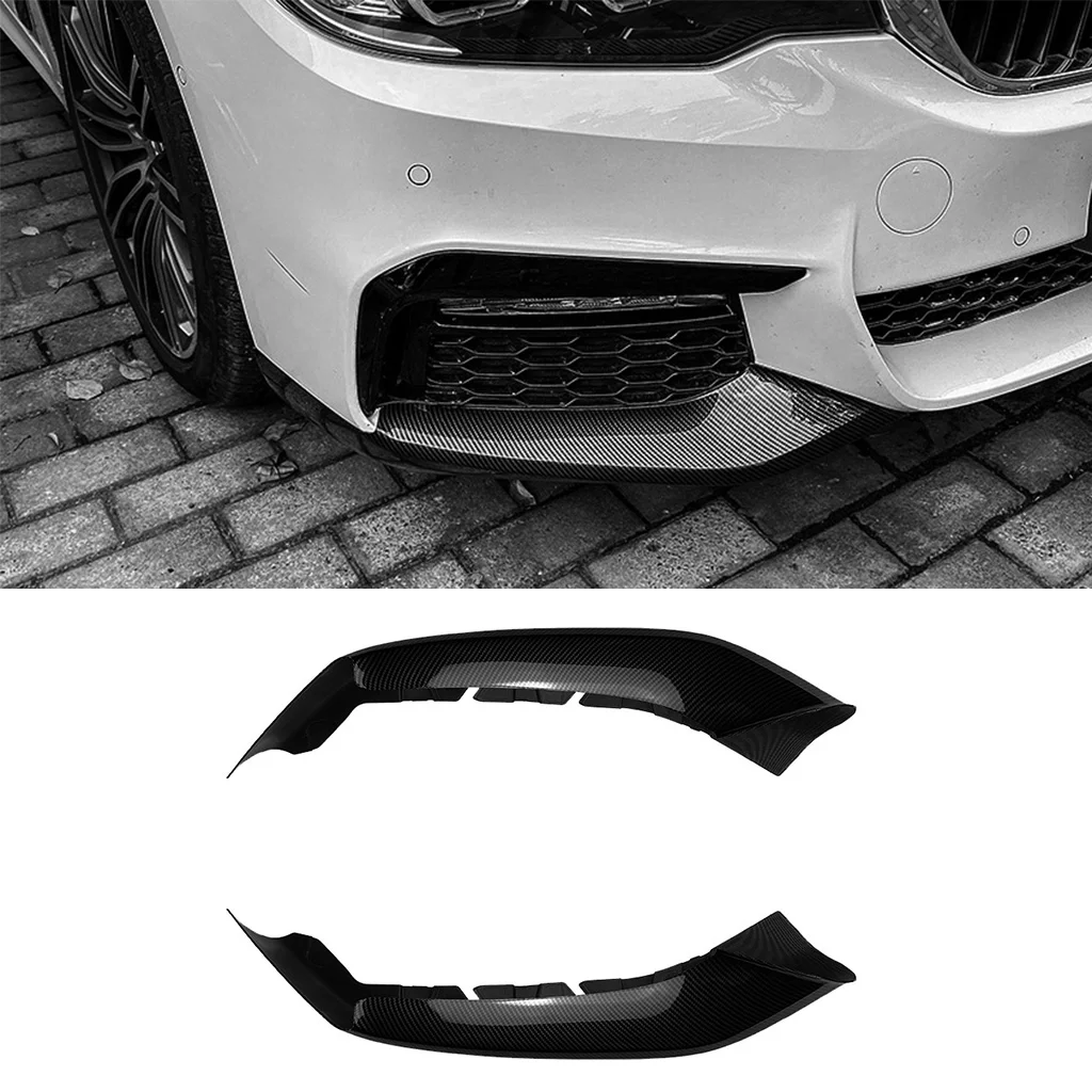 

For BMW 5 Series G30 M Sport 525i 530i 2018-2020 Front Bumper Spoiler Lip Lower Body Kit Diffuser Splitter Tuning Guard