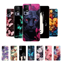For TCL 40R Case 40 R 5G Animal Soft TPU Protective Silicone Case for TCL 40R 5G T771K T771A T771H Back Cover TCL40R Phone Case