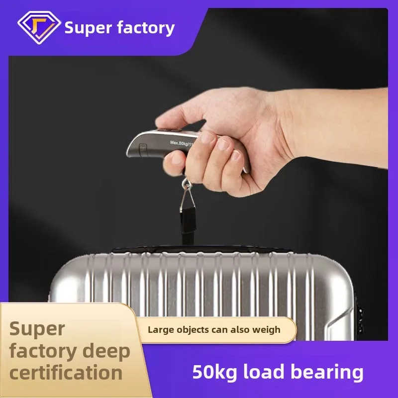 Handheld scale, electronic scale 50KG, portable luggage scale, handheld weighing scale, mini express hanging scale