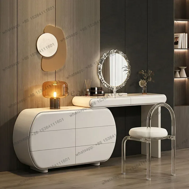 ld Women Luxury   Makeup Bedroom Modern Coffee Comfortable Dressing Table Storage Drawers Penteadeira Trendy Furniture