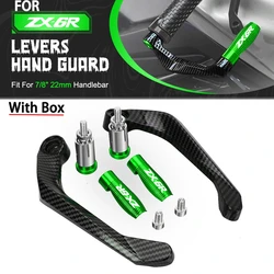 Motorcycle Accessories Handlebar Grips Guard Brake Clutch Lever Handguard Protector FOR KAWASAKI NINJA ZX-6R ZX6R ZX636R ZX6RR