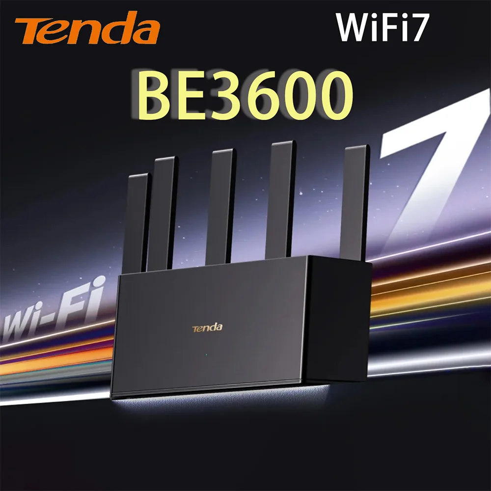 

Tenda BE3600 MESH WiFi7 Гигабитный беспроводной маршрутизатор 3600M Беспроводная скорость 2,4G и 5G Двухдиапазонная интеллектуальная точка доступа для домашних игр