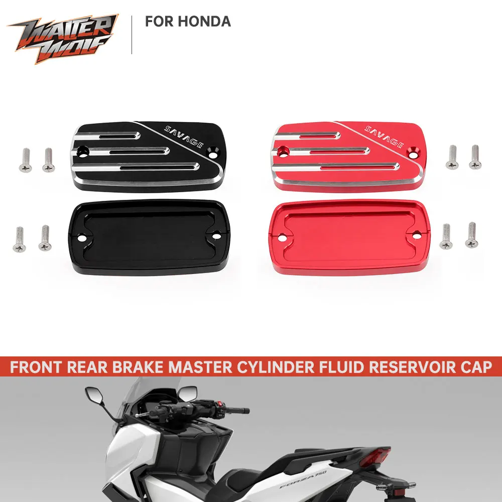 

2026 X-ADV 750 Motorcycle Front Rear Brake Master Cylinder Fluid Reservoir Cap Cover Guards Protector For Honda Forza 750 NSS750
