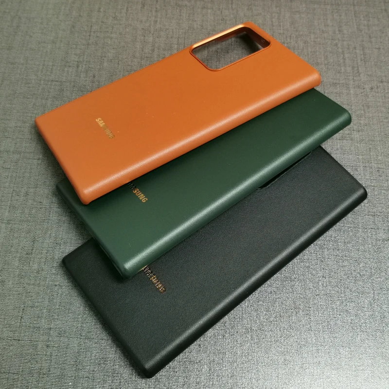 For Samsung Galaxy Note 20 Ultra Case High Quality Leather Cover For Galaxy Note20 Ultra Premium Anti-fall Back Protective Cover
