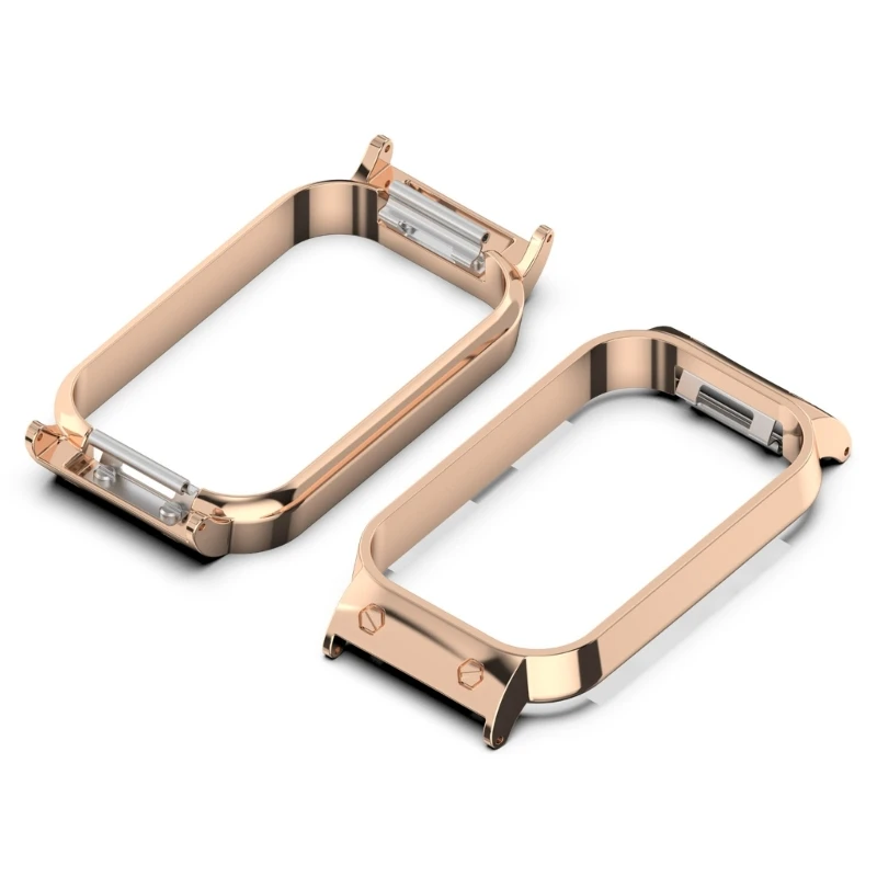 Smartwatch Metall Shell Protector Fall Ersatz Rahmen Stoßstange Strap Stecker Adapter Für Redmi band 2 band2 Uhr Zubehör