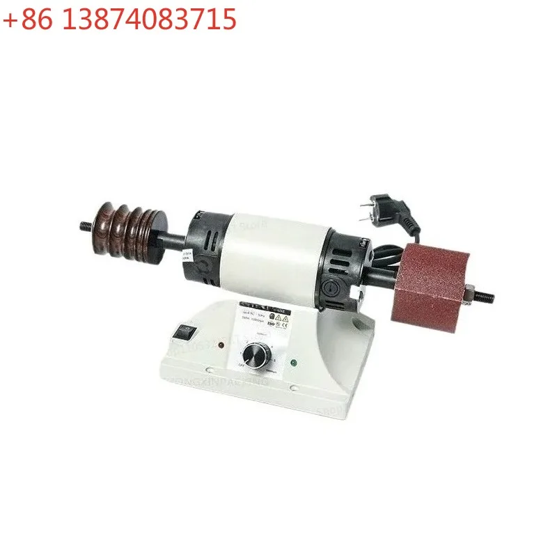 For Small Leather Grinding and Polishing Machine, Desktop Manual Leather Edging Machine, Polishing Tool Side