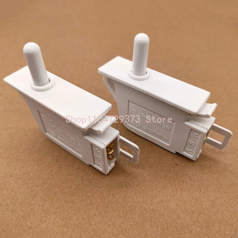 1 قطعة للثلاجة تحسين المنزل الباب مفتاح الإضاءة البلاستيك واسعة النطاق الجهد المدخلات العلامة التجارية الجديدة مفتاح بـزر دفع أدوات #4