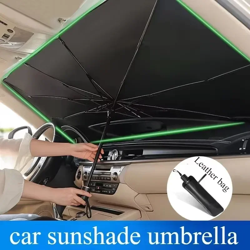 Car Windshield Sun Shade Umbrella Foldable Sun Shade Car Sun Visor Protector Reflector, Fit Most Vehicle