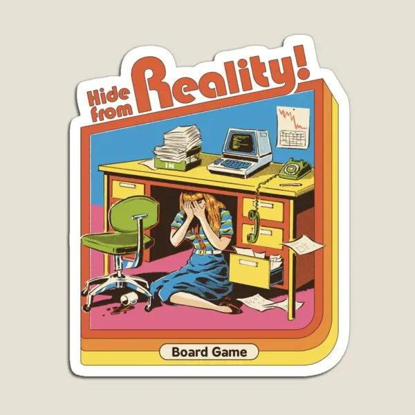 Esconder de la realidad imán lindo juguete magnético para bebés niños decoración del hogar soporte para refrigerador divertido colorido