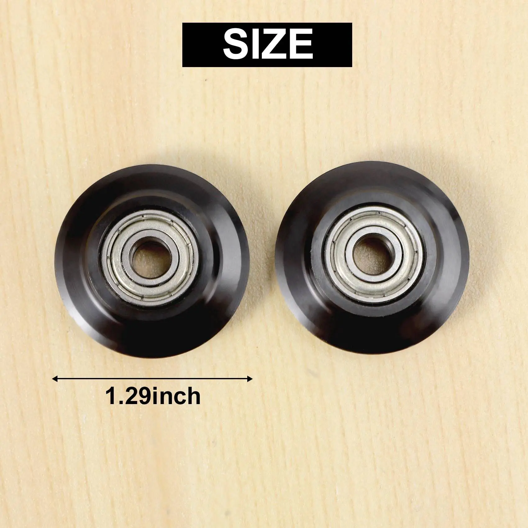 Pisau Bearing pemotong, 2Pcs untuk pemotong tabung baja tahan karat tembaga tabung geser roda melingkar