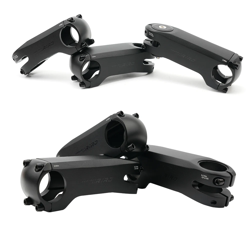 RIRO Fahrrad-Vorbau mit versteckter Kabelführung 28,6/31,8 mm, leichter Aluminiumlegierung, geschmiedeter CNC-Vorbau mit Abstandshaltern, interne Kabelführung für Rennräder – Detail 15