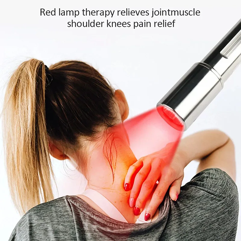 Multi-Function LED Light Therapy Wand – 5 Wavelengths Including 900nm Near Infrared for Skin Health, Acne, Muscle Soreness