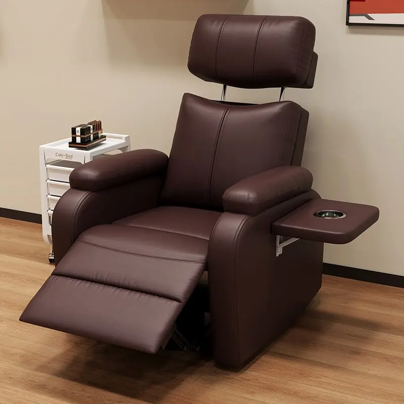 *Internet celebrity hair salon chair electric reclining physiotherapy perm and dye hair care beauty electric care chair