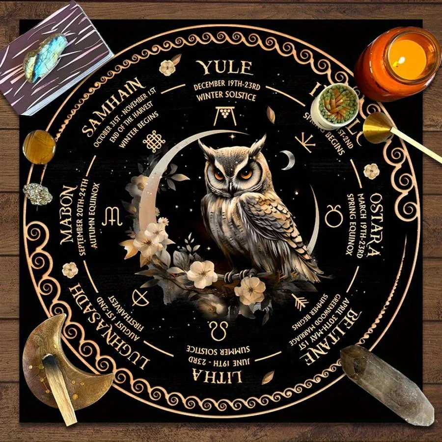 Tarot Clothes for Table Tarot Cloth Neutral astrological divination positioning tablecloth zodiac sign zoning waterproof