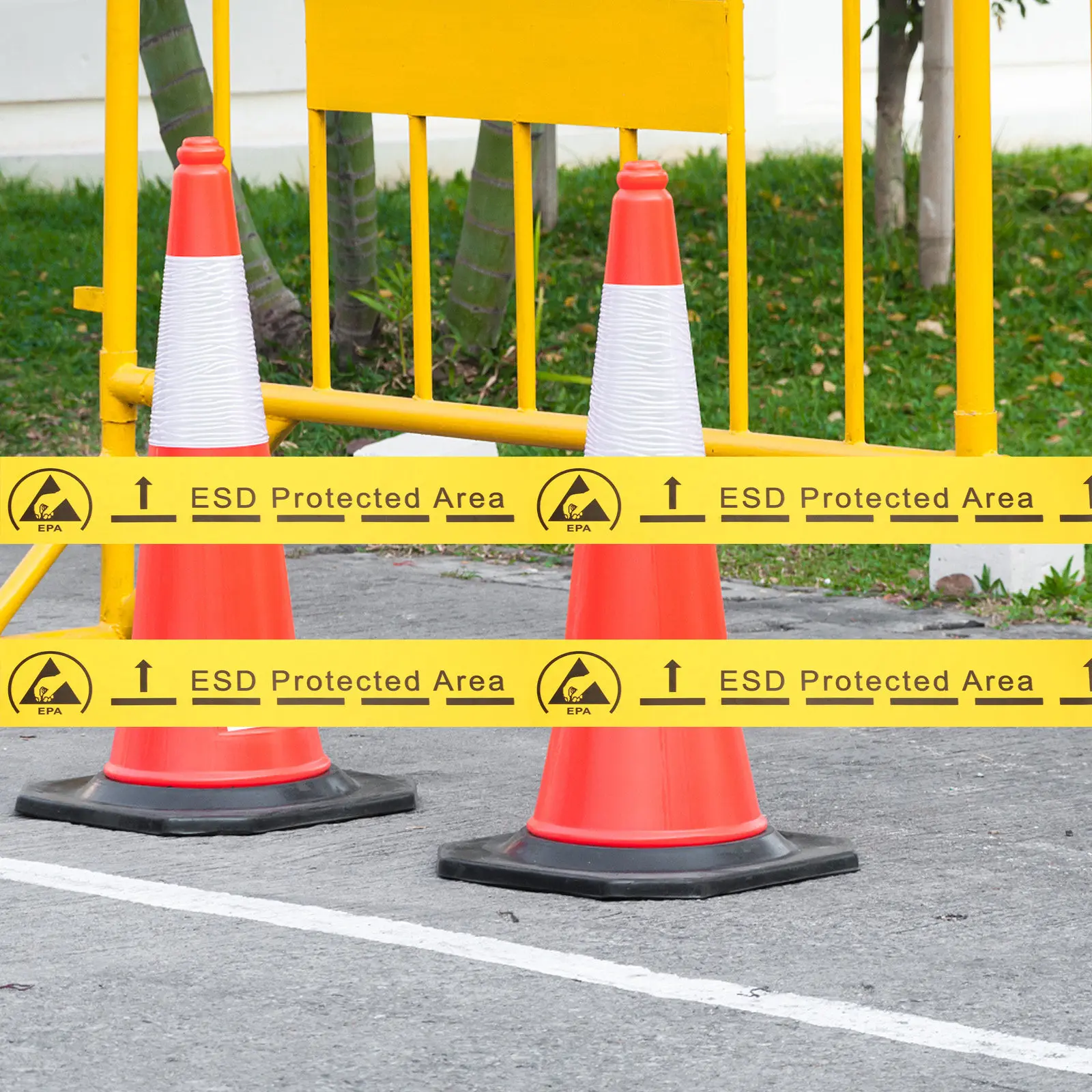 1 Roll Static Warni…