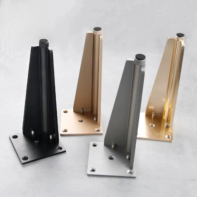 Sofa legs, TV console legs, metal feet, solid aluminum alloy coffee table support legs, furniture hardware feet
