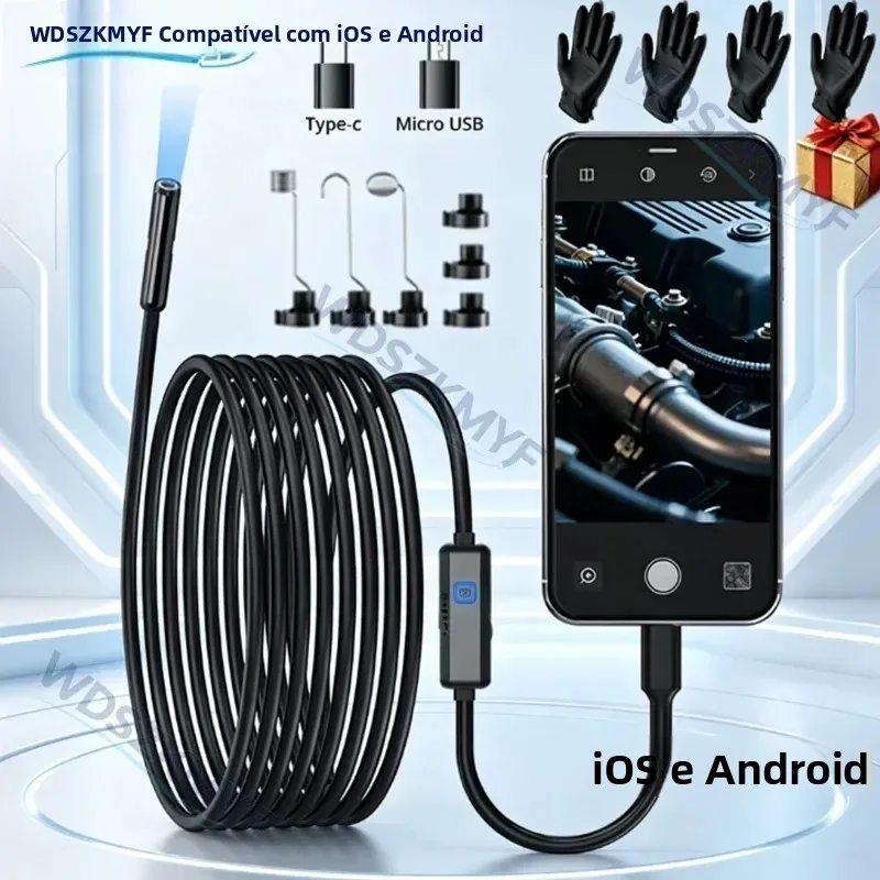[brinde]-camera-de-inspecao-endoscopica-3-em-1-hd-a-prova-d'Agua-de-164-pes-8mm-para-smartphones-ios-e-android-tipo-c-automotivo-e-movel