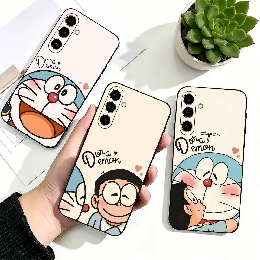 Cute Cartoon D-Doraemon Lovely Phone Case Silicone Soft For Samsung Galaxy A73,A72,A71,A70,A53,A52,A51