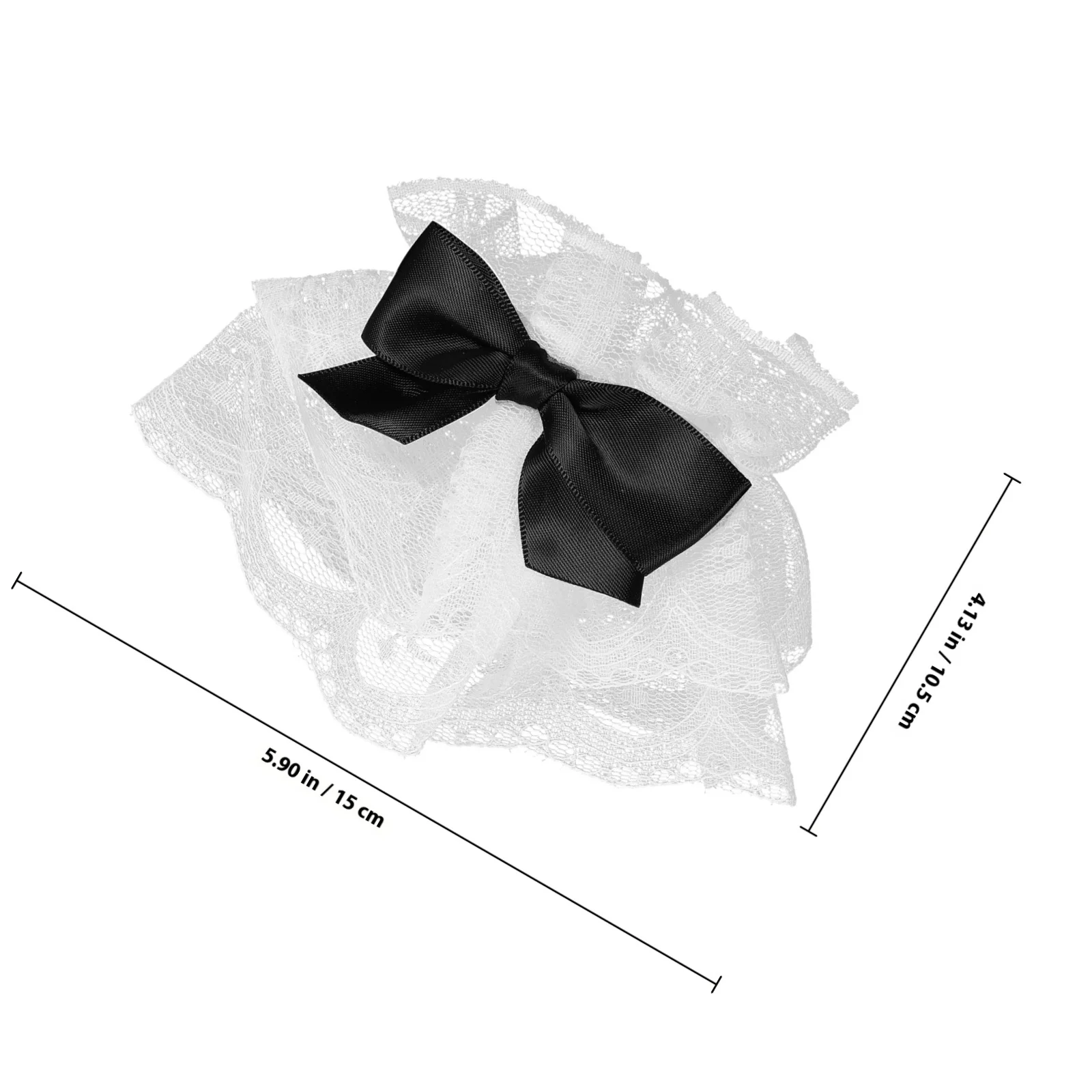 زوج واحد من أصفاد المعصم من الدانتيل، قفازات أنيقة بدون أصابع للنساء، إكسسوارات أزياء رومانسية لحفلات الزفاف وحفلات الشاي والمهرجانات #6
