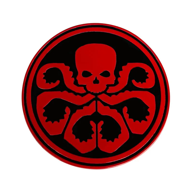 Fivela de cinto Hydra Skull estilo ocidental