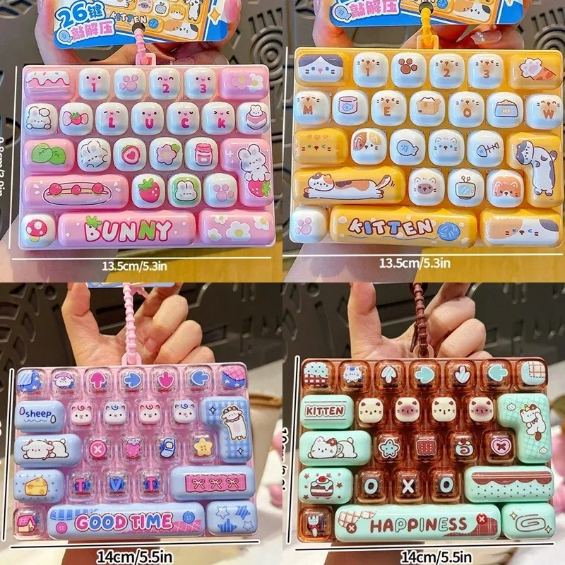 키캡 26 Key Cap Giant Keycap Keychain Gifts Keycap Clicker Keyboard Bag Charms Key Caps Keyboard Fidgets Clicker Gifts 대왕키캡