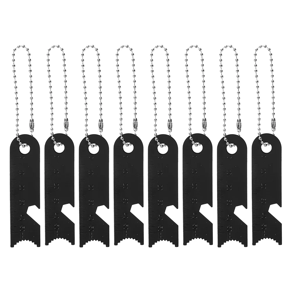 8 Pcs Outdoor Flint Scraper Camping Accessories Magnesium Rods Striker Manganese Steel Lighter