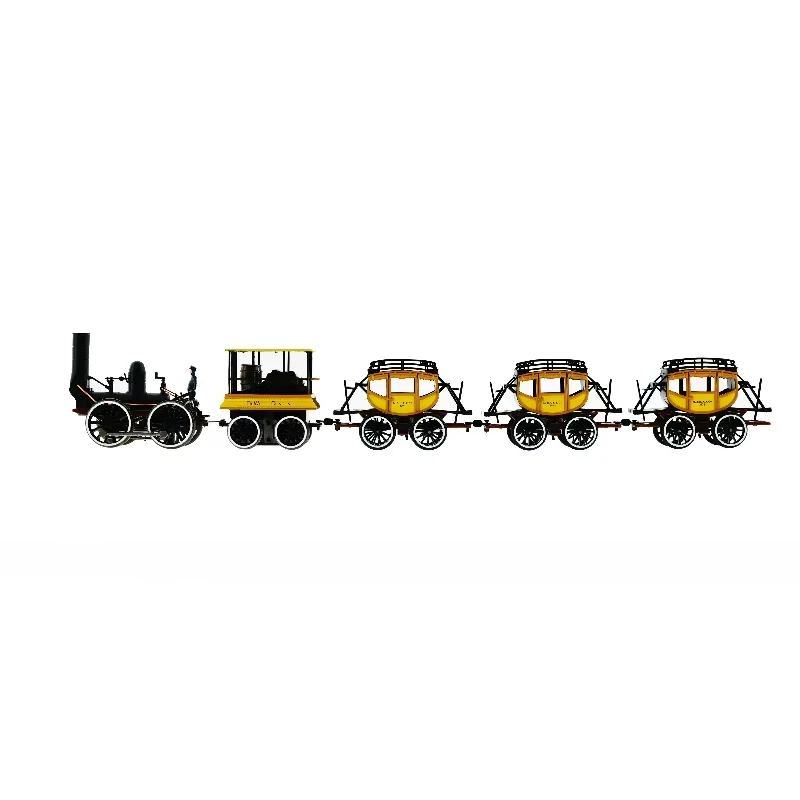 HO 1/87 Toy Train 0-4-0 DeWitt Clinton Steam Locomotive Train Model Set Alloy Material Multiple Options Adult Toy Gifts