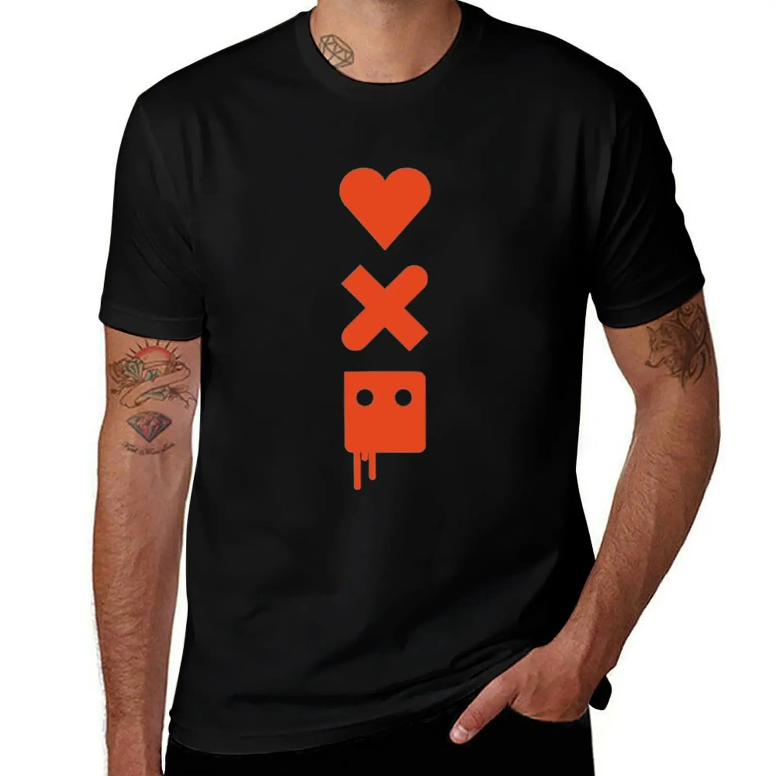 

love death robots Essential T-Shirt black cotton t-shirt plain for man package t shirts for man pack white