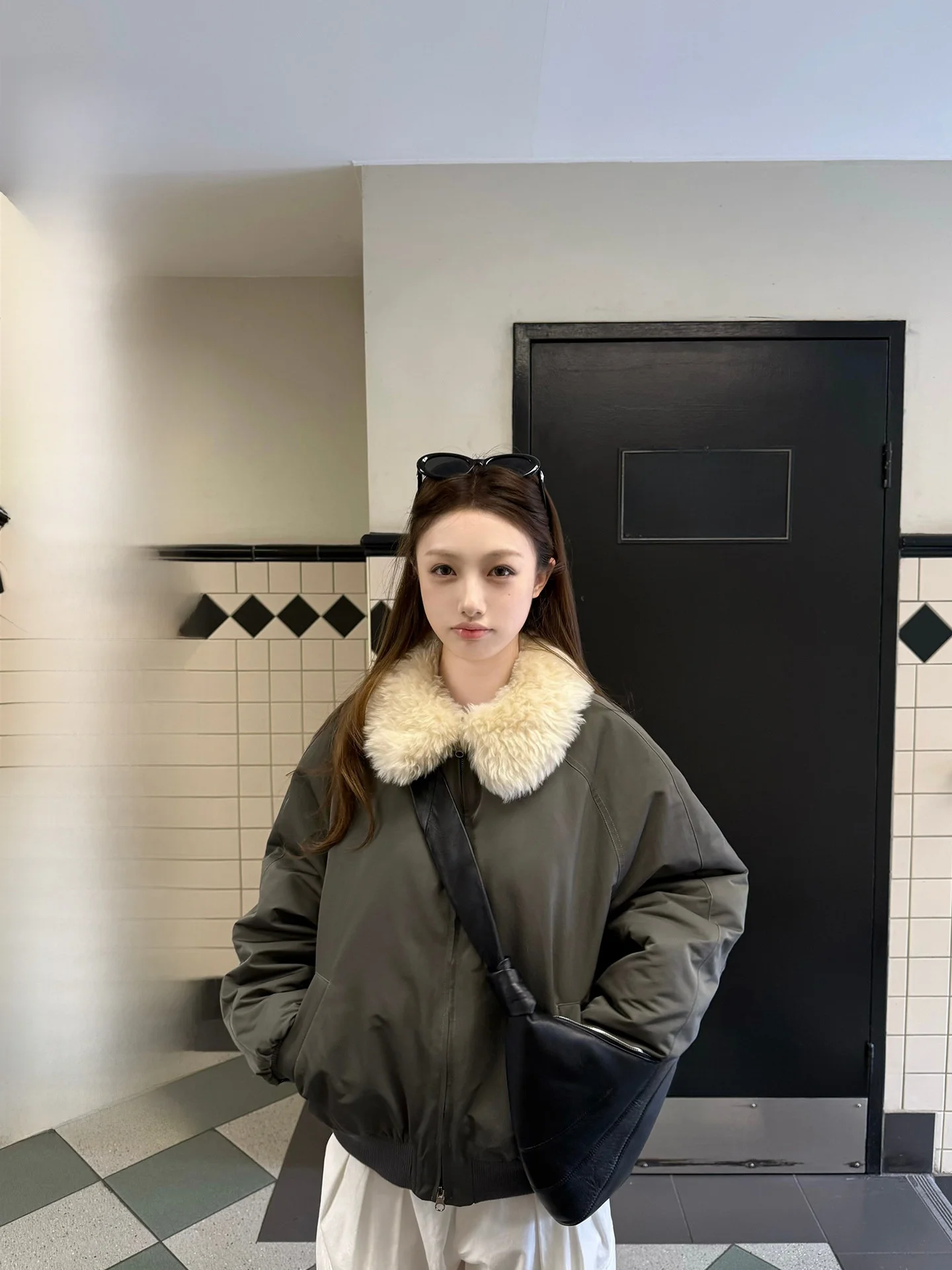 

Хлопковое пальто-жакет свободного кроя в корейском стиле для женщин, зимнее, модное, цвета каштана, с отложным воротником, свободного кроя, женская верхняя одежда