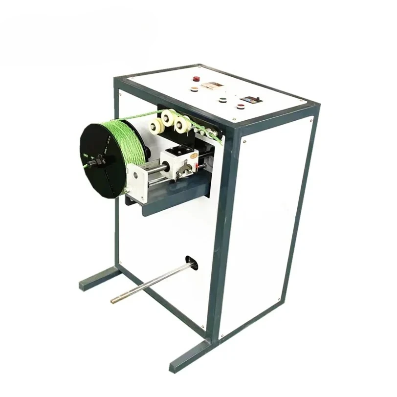 

plastic cotton jute rope coiling winder/ rope coil winding machine for sell