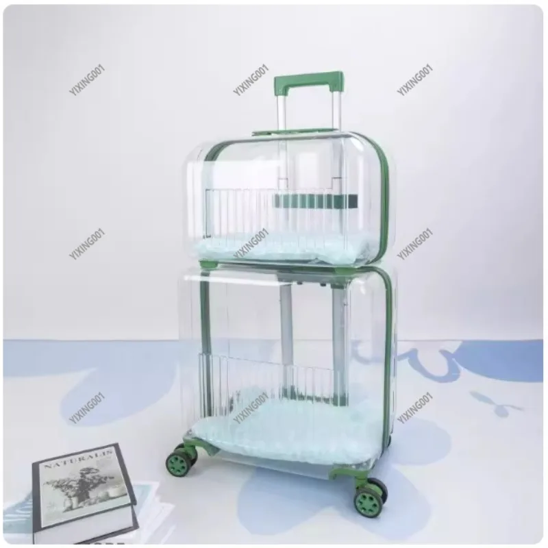 

Pet Space Capsule Carrier Bag - Transparent, Large Tote, Portable for Dog & Cat