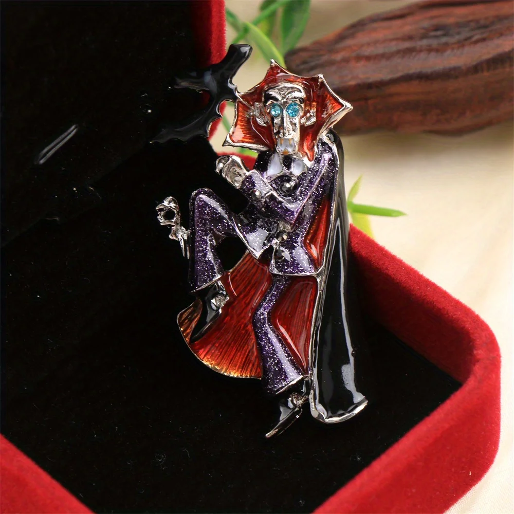 Halloween Dr. Vampire Designs Broschennadeln für Herren und Damen, luxuriöse, schöne und schrullige Bekleidungsaccessoires, Partygeschenke