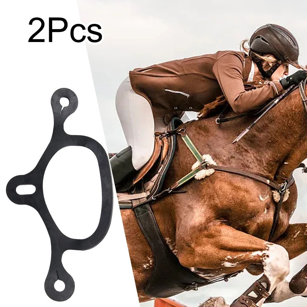 Straps Tie Spurs Belt 1 Pair 15*10cm Black Horse Traning Tools Rubber Spurs Keeper For Training Horse Brandnew