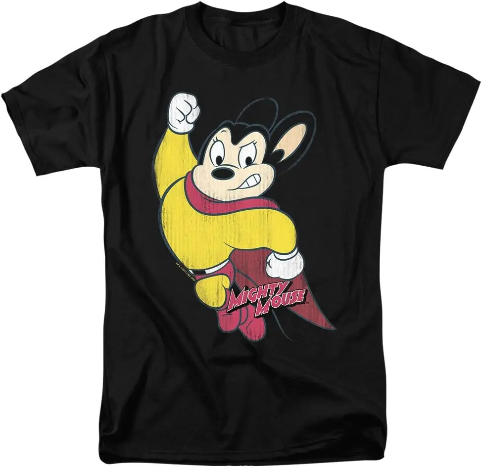 

Mighty Mouse Character T Shirt & Stickers