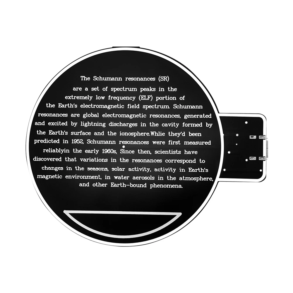 7.83Hz Schumann Resonances Generator Type-C Power Supply Stable Pulse Chip Wave Pulse Generator for Relax Body and Mind