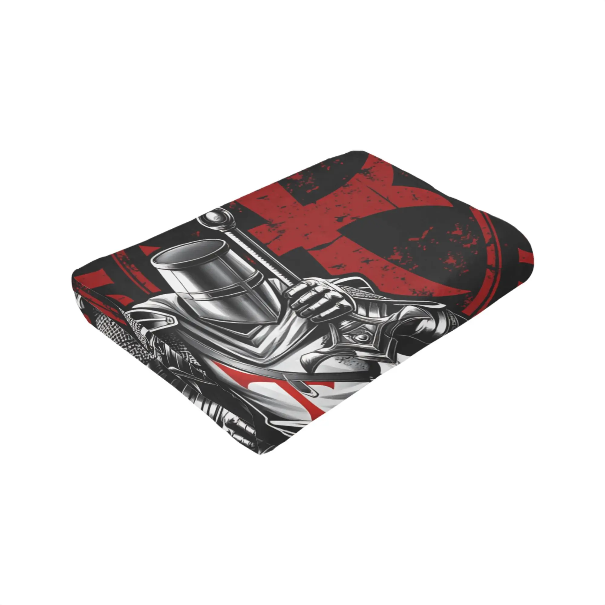 تمبلار الدم فارس الشرف الصليبية المقدسة بطانية جودة لينة رمي بطانية الشتاء الاطفال الكبار الأريكة السرير الجدة المفرش #5