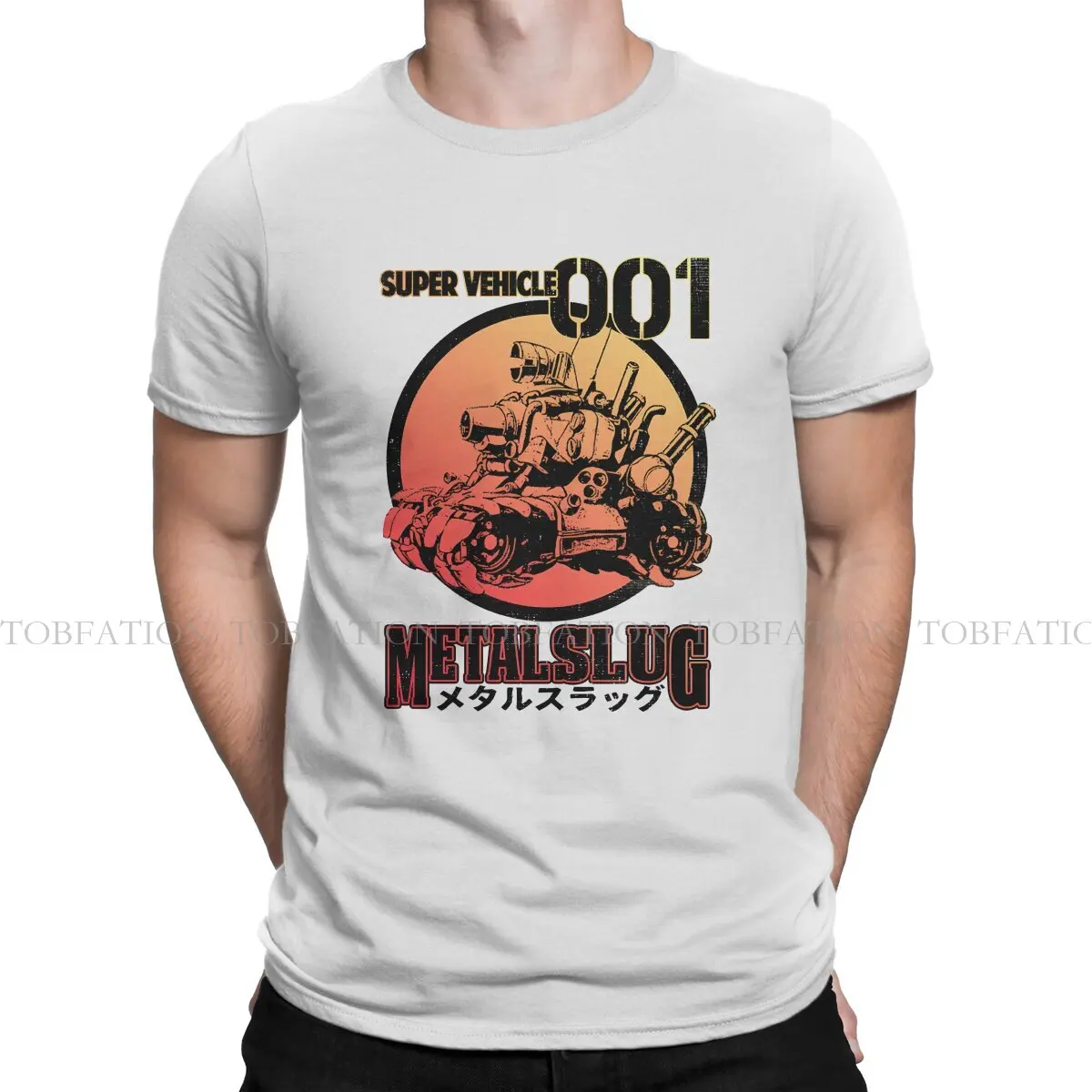 Metal Slug Newest TShirt for Men Super Vehicle 001 Round Collar Pure Cotton T Shirt Hip Hop Gift Clothes Streetwear 6XL