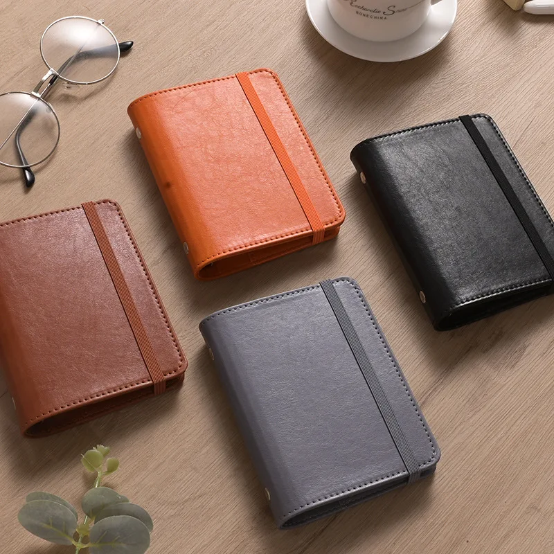 M5/A8 Travelers Vintage Notebook PU Leather Blank Kraft Diary Note Book Journal Sketchbook Stationery School Office Supplies