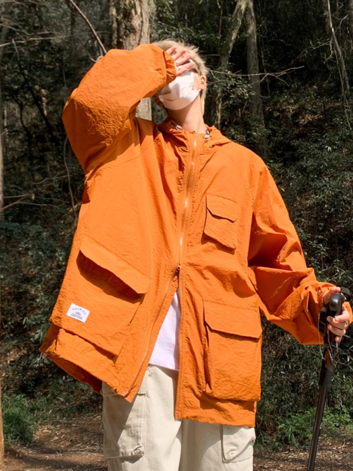 

Мужская куртка-пальто больших размеров с капюшоном, повседневная, удобная, для уличной моды, молодежная, для парней, оригинальная, осенне-зимняя, стильная