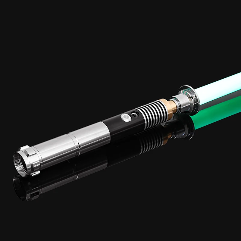 RGB Metal lightsaber 16 Color laser sword toy rave cosplay Flashing With Hitting Sound Effect FX Duel Lightsaber