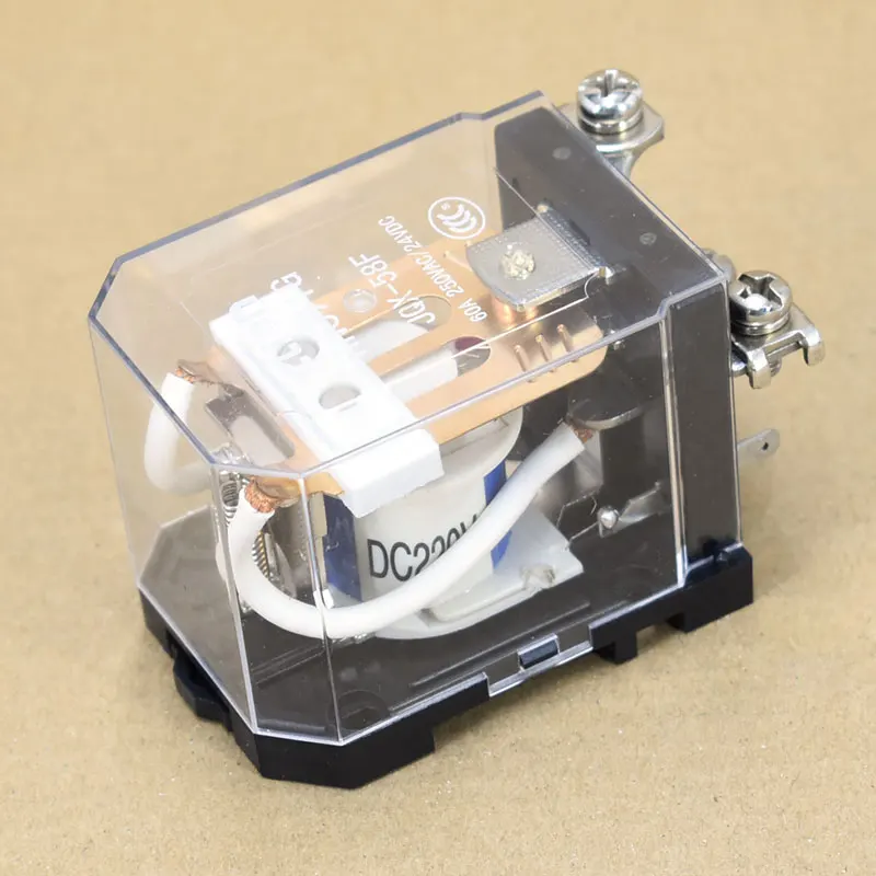 JQX-58F/1Z CLION HHC71G Electromagnetic Relay 60A High Current DC220V Coil 1Z Changeover Relay For Automation Equipment