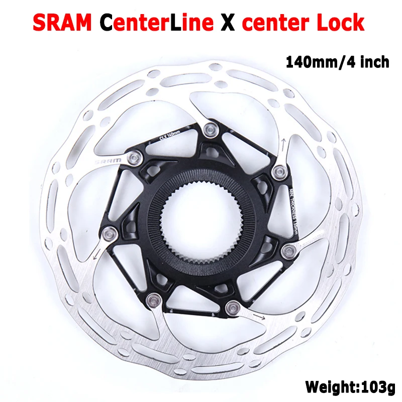 SRAM CenterLine Disc Brake Rotor Center Lock 200mm 180mm 160mm 140mm Center Line Discs Rotors Without Lockring