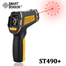 ST390+ ST490+ Temperature Meter Thermometer infrared Digital LCD Industrial Outdoor Laser Pyrometer IR Thermometer